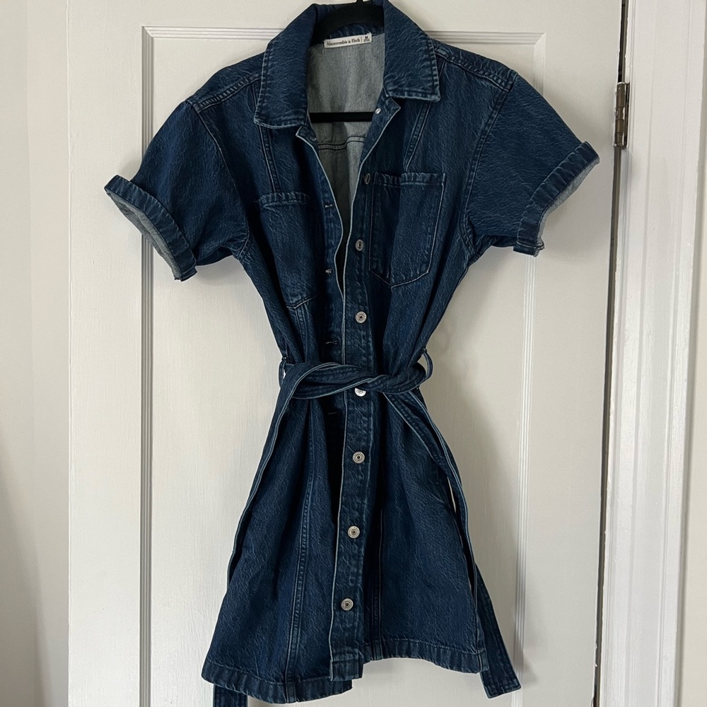 Abercrombie & Fitch Denim Dress - Blue